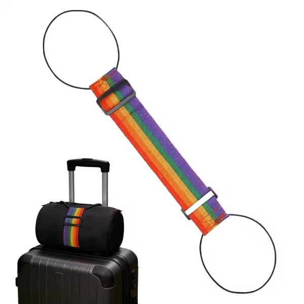 Elastic Adjustable Luggage Strap Carrier Strap Baggage Bungee Luggage Belts Suitcase Belt Travel Security Carry On Straps